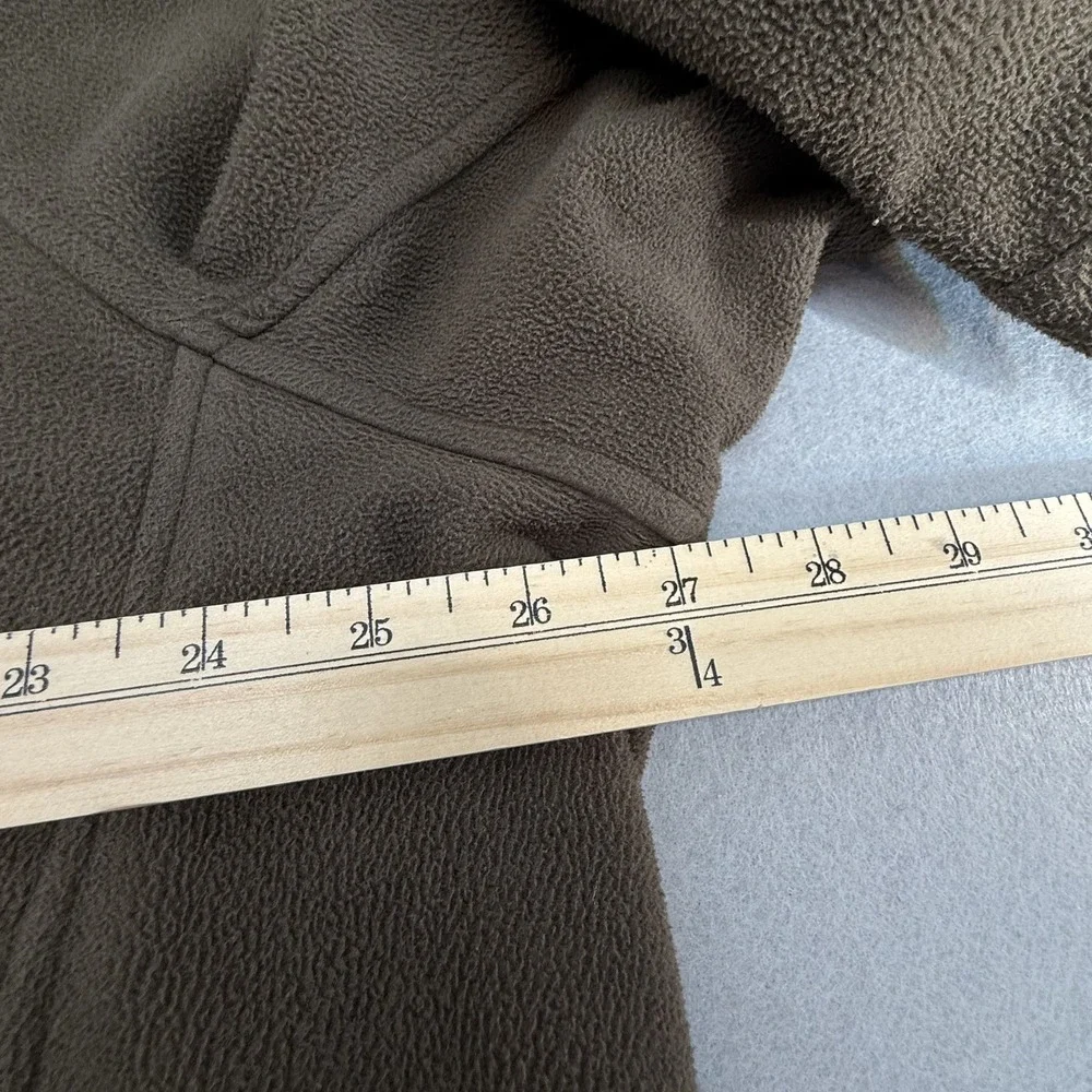 The North Face WindWall Fleece Jacket‎ XXL Brown Full Zip Windproof 2006 Vintage